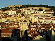 Alis ubbo, 3.207 years later, This is the hill where the Phoenicians founded Alis Ubbo (Lisbon) in 1200 b.C. After, the city was named Olissipo (by the Greeks); Felicitas Julia (by the Romans); and Al-Lixbûnâ (by the Arabs) before becoming Lisboa, capital of the Kingdom of Portugal, the oldest Nation of Europe. On the top of the hill is the Castle of São Jorge (48 b.C) conquered in 1147 by D. Afonso Henriques, the first Portuguese King (C) by André Pipa